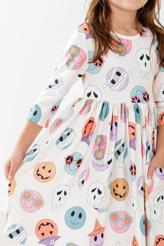 Monster Mash Pocket Twirl Dress Mila & Rose ®