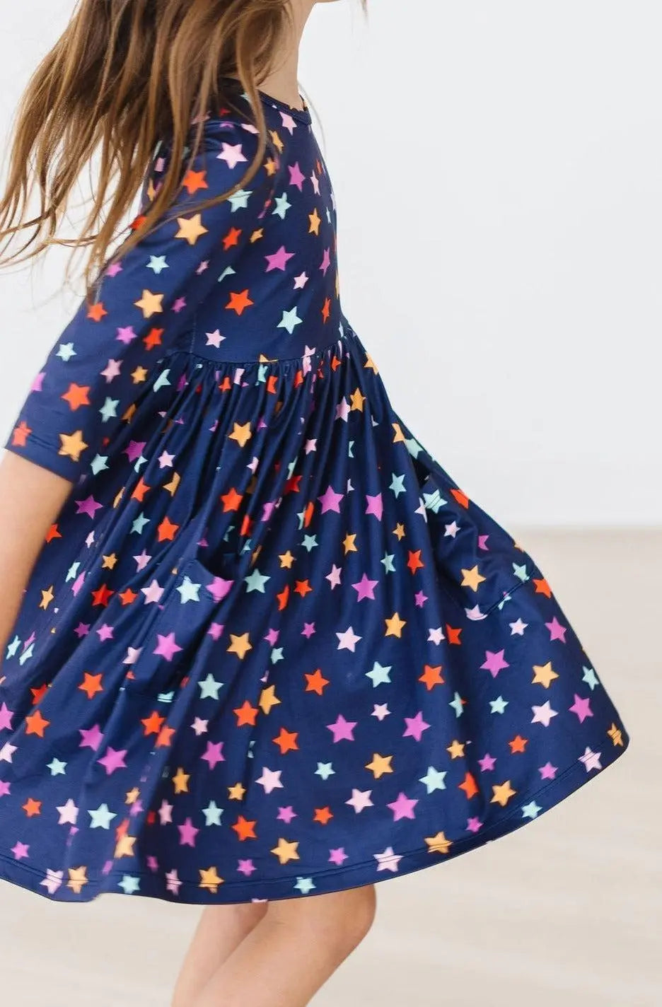 Twirl Dress | Halloween Stars 3/4 Sleeve Pocket Dress Mila & Rose ®