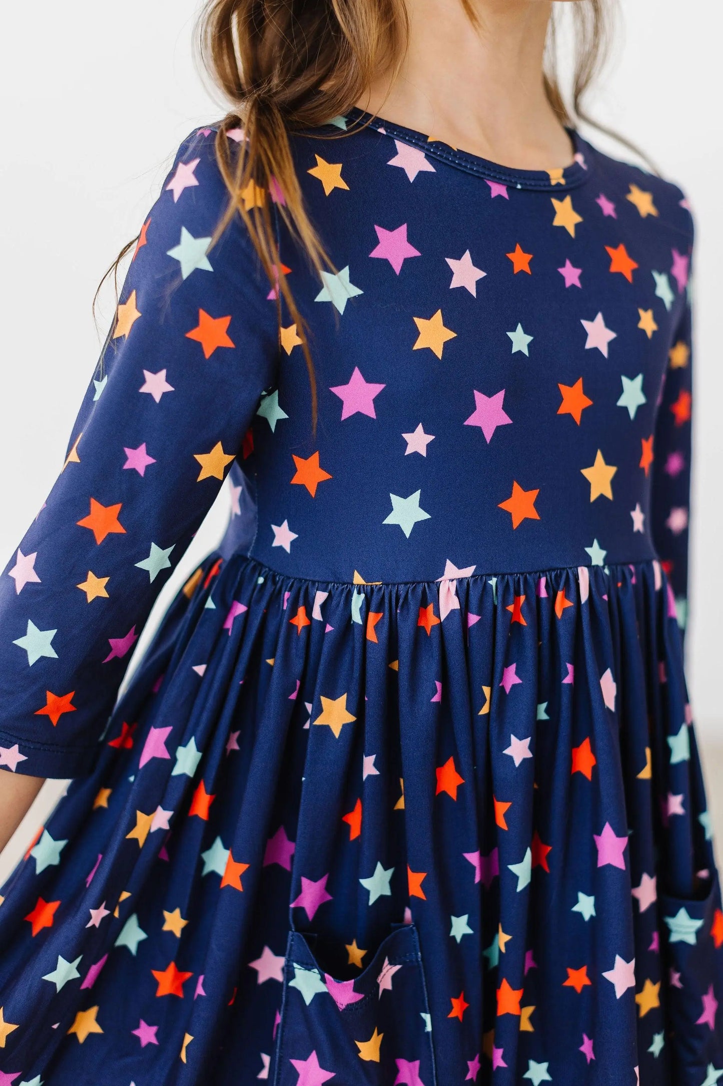 Twirl Dress | Halloween Stars 3/4 Sleeve Pocket Dress Mila & Rose ®