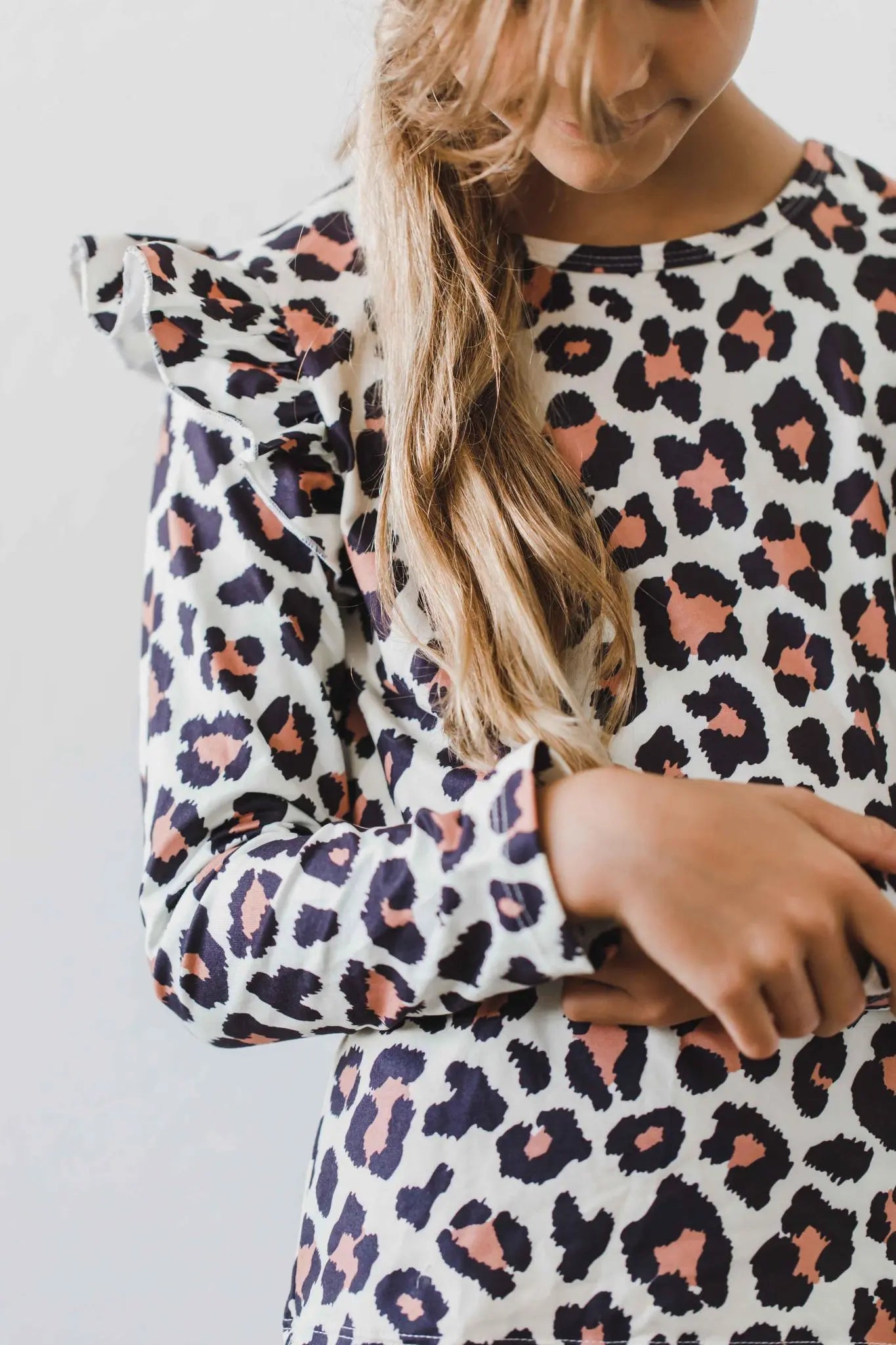 Wild One L/S Ruffle Tee Mila & Rose ®