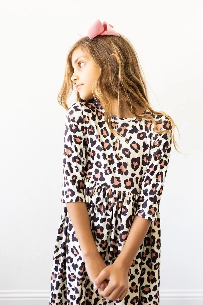Twirl Dress | Wild One 3/4 Sleeve Pocket Dress Mila & Rose ®